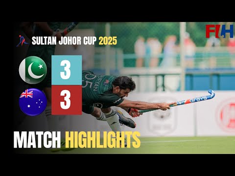 Pakistan Vs Australia Hockey Match Highlights 2025 | Sultan of Johor Cup 2025