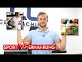 Was ist wichtiger um Abzunehmen: SPORT oder ERNÄHRUNG?