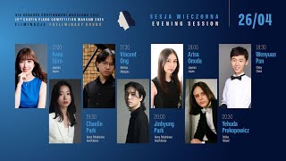 Download lagu The 19th International Fryderyk Chopin Piano Competition (preliminary round) 2nd session, 26.04.2025 mp3
