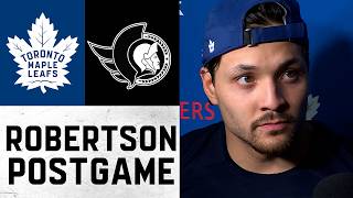 Nick Robertson | Post Game at Ottawa Senators | April 15, 2026