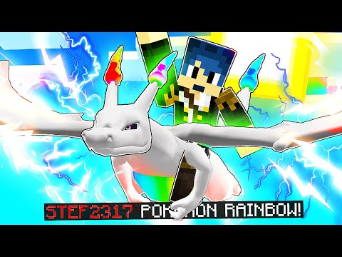 SFIDO STEF POKEMON RAINBOW nella PIXELMON SU MINECRAFT!