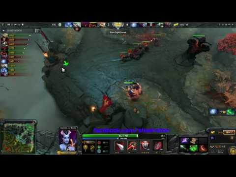 Dendi Queen of Pain  vs Miracle Shadow Fiend Full Game