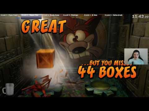Crash Bandicoot N. Sane Trilogy Any% Full Trilogy Speedrun in 4:29:37 (with loads)