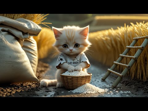 A Poor Cat Don't Have Enough Food What Can He Do Now #catvideos #catsadstory #catsad