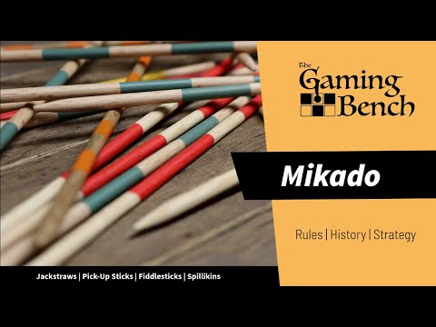 Mikado | Ancient variety of pick-up sticks | Rules | History | Strategy