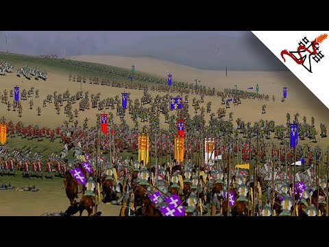 MASSIVE 15K Units ENGLAND v FRANCE Shore BATTLE - Total War: MEDIEVAL