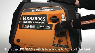 Invertorová elektrocentrála MXR3500S maXpeedingrods - 3,5 kW, 2x230V