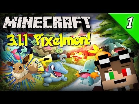 Minecraft - Pixelmon 3.1.1! - New Pokemon! - Episode 1 (minecraft mod)