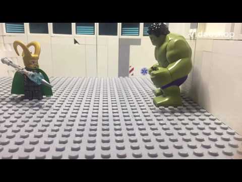 Lego hulk vs Loki stop motion