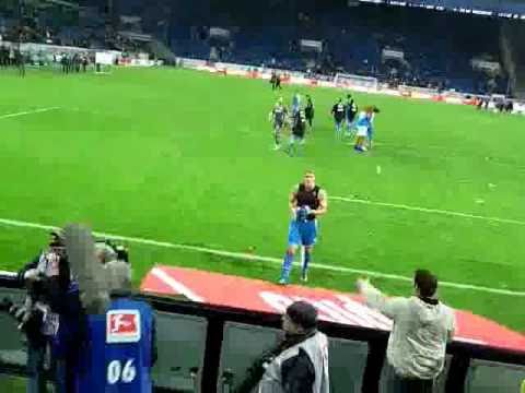 Boris Vukcevic schenkt mir sein Trikot nach dem Spiel :-)