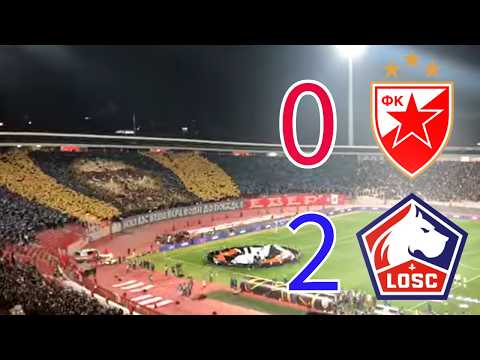 Red Star Belgrade vs Lille OSC 0:2 | Ultras Delije Tribute to Stefan Nemanja | February 2026