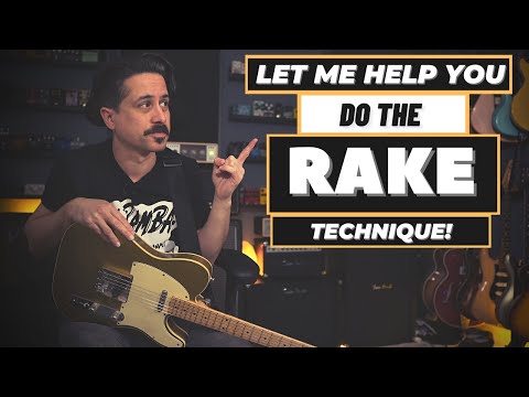 Here's a Rake Guitar Lesson that should help!