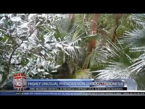 Indonesia's First Recorded Snowfall: Highly Unusual Phenomenon