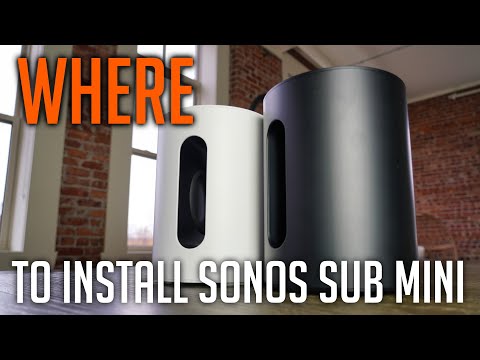 Where to Install Sonos Sub Mimi ?