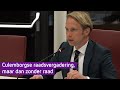 Culemborgse raadsvergadering, maar dan zonder raad