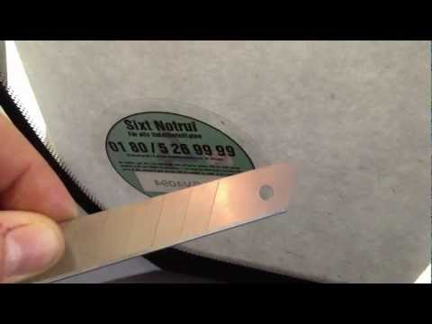 Umweltplakette entfernen am Auto - Anleitung