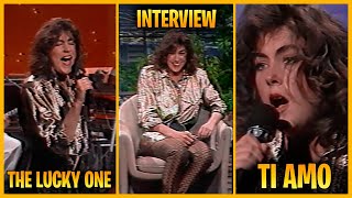 Laura Branigan - The Lucky One, Interview and Ti Amo - The Tonight Show (1984)