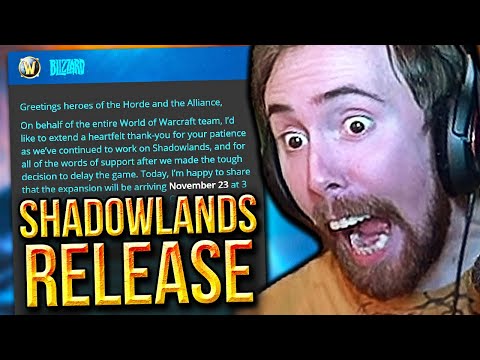 Shadowlands RELEASE DATE! Asmongold Reacts to NEW Story Trailer