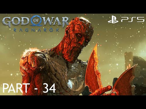 GOD OF WAR RAGNAROK Walkthrough Gameplay - Part 34 - Surtr (PS5)