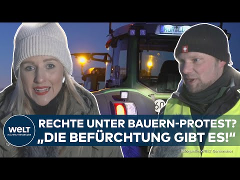 BAUERN-BLOCKADE: Rechtsextreme Gruppen unterwandern Proteste? "Diese Befürchtung gibt es!"