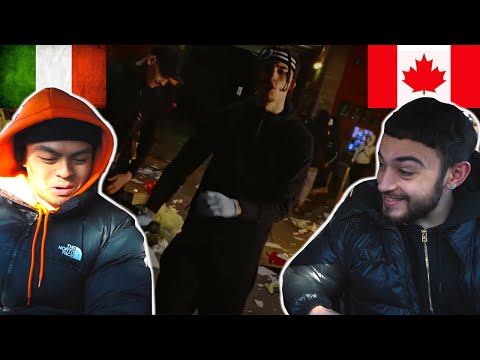 CANADIANS REACT TO ITALIAN DRILL - Rondo feat. Simba La Rue X CHINGA (Official Video)