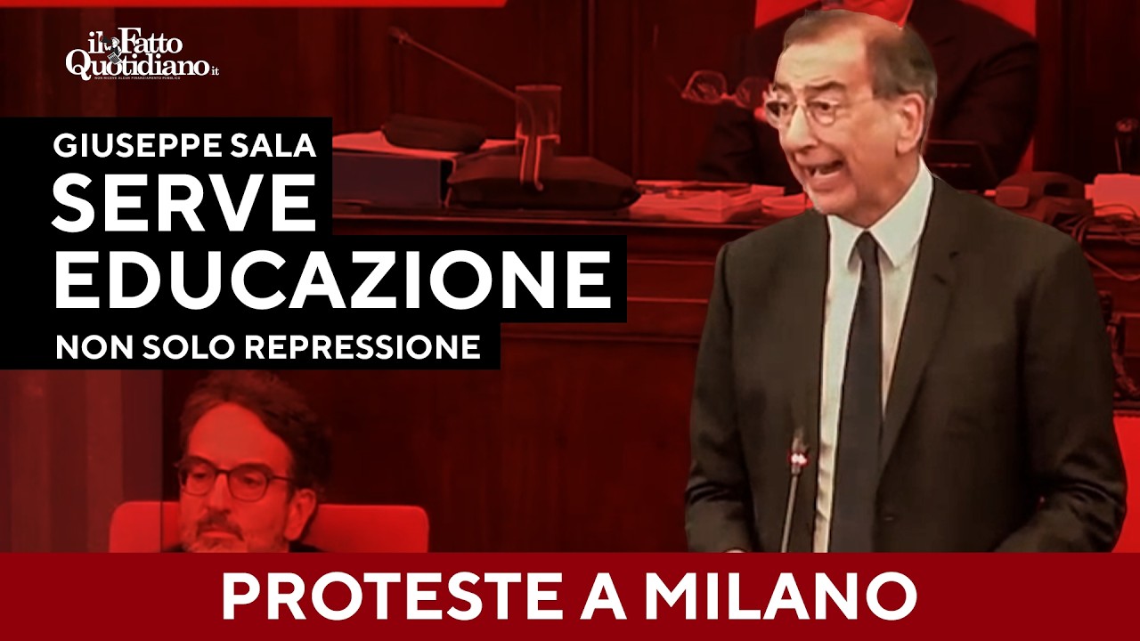 Sala sui militari a Milano: "Non mi sono opposto, ma devono essere una misura temporanea"
