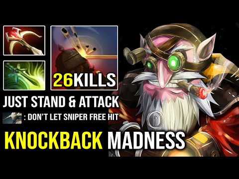 This KNOCKBACK Need to Be Nerfed | EPIC 26Kills Max Attack Speed Sniper with Butterfly Madness DotA