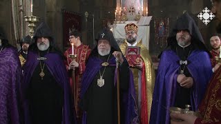 Ցեղասպանության նահատակների հիշատակության պատարագ և բարեխոսական կարգ Մայր Աթոռում
