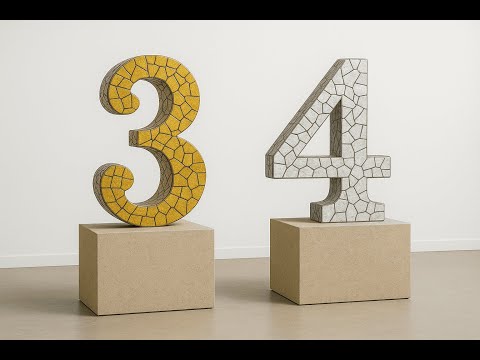 Simbolismo numerológico del 3 y 4 Bases del proceso creativo