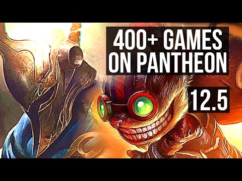 PANTHEON vs ZIGGS (MID) | Legendary, 1.3M mastery, 400+ games | NA Grandmaster | 12.5