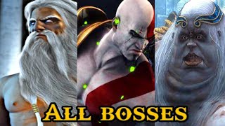 God of War 2 Remastered: Complete Boss Fights Compilation | Full Movie