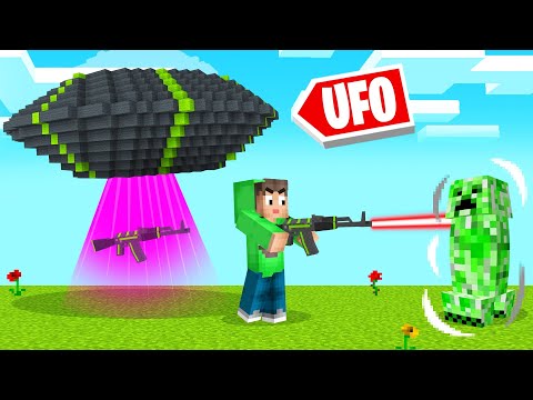 *NEW* ALIEN WEAPONS In MINECRAFT! (Insane)