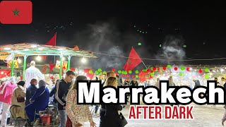 🇲🇦Marrakech After Dark | Chaos, Smoke & Life in the Medina😶‍🌫️