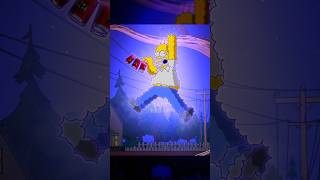 HOMER LEVA CHOQUE TENTANDO BEBER!? #simpsons