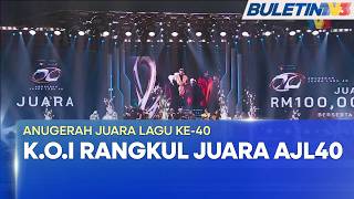 Download lagu ANUGERAH JUARA LAGU KE-40 | K.O.I Dinobat Juara AJL40 mp3