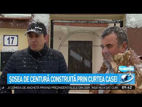 Șosea de centură, construită prin curtea casei