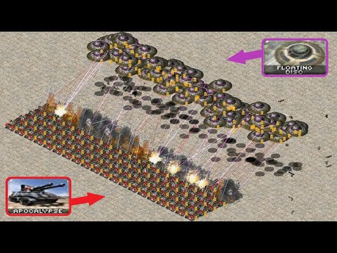 Apocalypse vs Disk - Same Cost - Red Alert 2