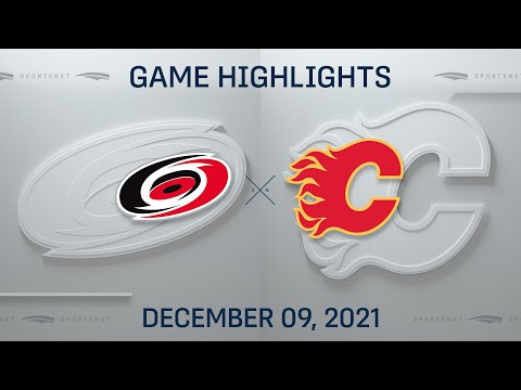 NHL Highlights | Hurricanes vs. Flames - Dec. 9, 2021