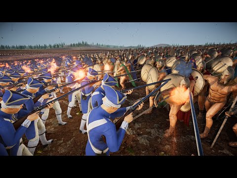 100,000 French Soldiers vs 300,000 Spartans — Ultimate Epic Battle Simulator 2