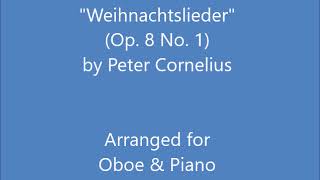 "Christbaum" from "Weihnachtslieder" (Op. 8 No. 1) for Oboe &amp; Piano