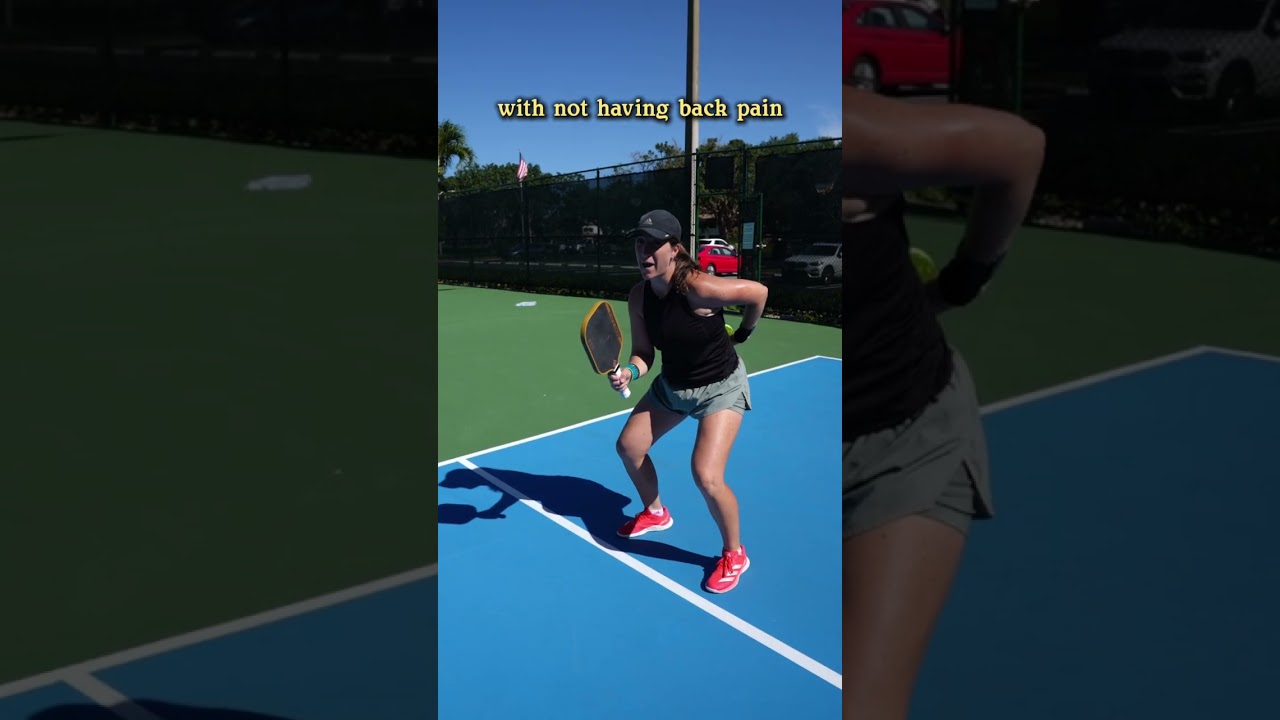 Stop Bending Your Back in Pickleball: How to Actually Get Low