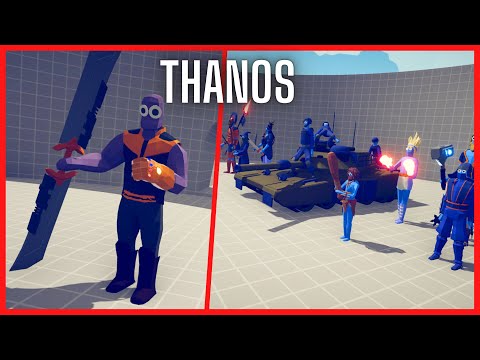 New THANOS vs EVERY FACTION UNITS - Totally Accurate Battle Simulator - TABS