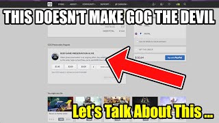 GOG Preservation Donations: God's Work or the Devil's?