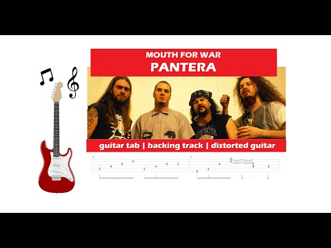 Pantera -  Mouth For War / Guitar Tab / Backing Track