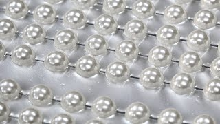 Perfect Faux Pearl Manufacturing Process. Korea’s Largest Fake Pearl Factory