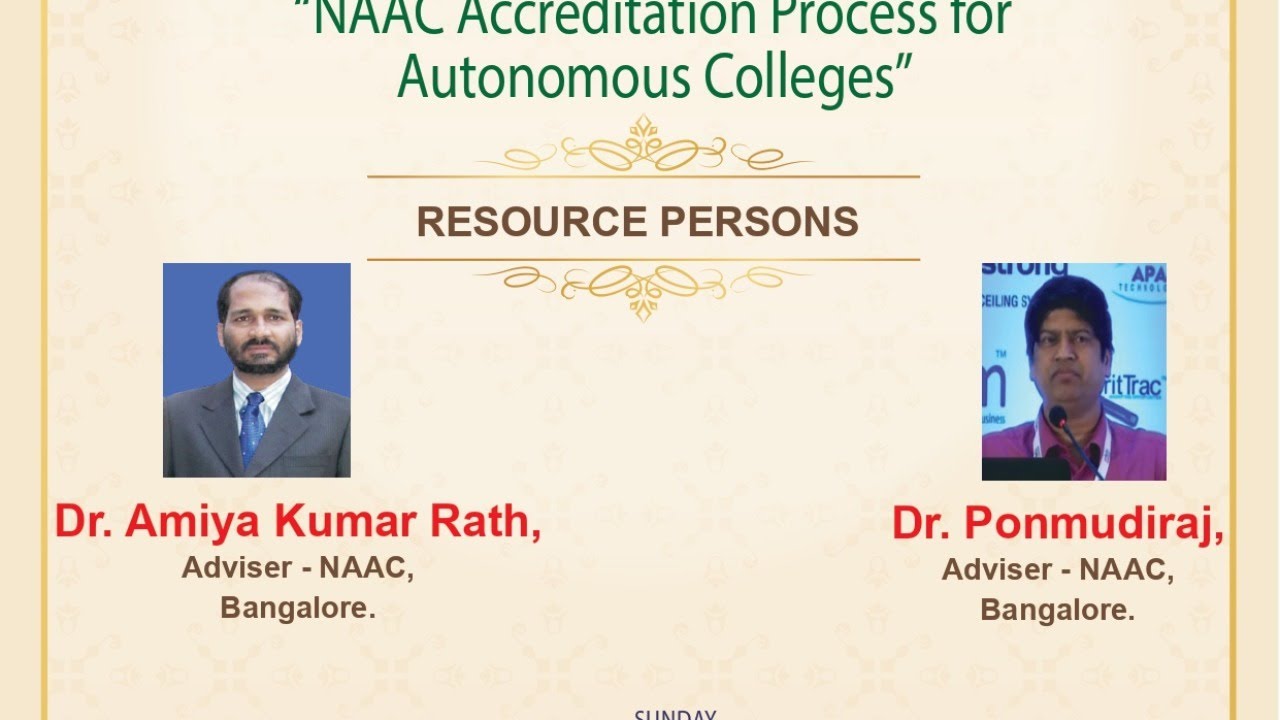 NAAC Accreditation Process for Autonomous Colleges - Webinar