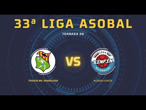 33ª Liga ASOBAL J06: Fraikin BM. Granollers - Blendio Sinfín