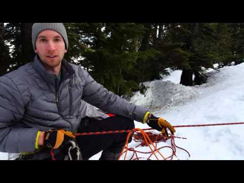 Practice crevasse rescue pulley