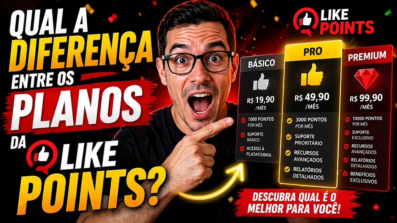 Qual a diferença entre os planos Like Points