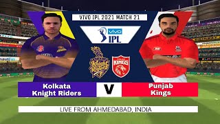 Kolkata Vs Punjab | PK vs KKR 2021 Highlights | IPL 2021 | Match 21 | Real Cricket 20 | 26-04-2021